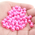 China Factory Supply Loose Round Faux Pearl Plastic Beads For Wedding DIY Jewelry Accessories